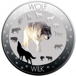 1$ 2015 Niue Island - Symbols of Nature - Wolf 
