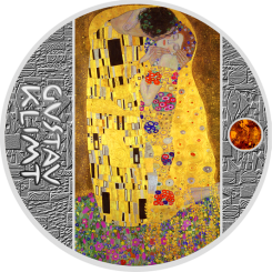 1$ 2018 Niue - Goldene Fünf - Gustav Klimt - Der Kuss 