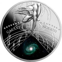 1$ 2015 Niue Island - Die schönsten Galaxien Serie - THE MESSIER 100 (NGC 4321) 