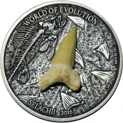 1000 Francs 2016 Burkina Faso - World of Evolution - Selachii 