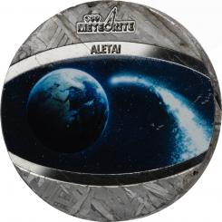 1$ 2022 Niue Island - Pure Meteorit Münze - Aletai Meteorit 