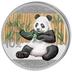 10 Yuan 2017 China - Panda in Kolor 