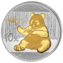 10 Yuan 2017 China - Panda in Gold 