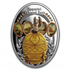 1$ 2018 Niue Island - Imperial Faberge Eggs III Edition - Egg with Pelican 