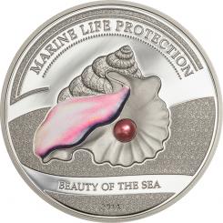 5 $ 2014 Palau - Marine Life Protection - Beauty of the Sea  - Rosa Perle 