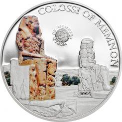 5 $ 2014 Palau - World of Wonders - Colossi of Memnon 