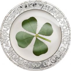 5 $ 2016 Palau - Ounce of Luck - Four Leaf Clover 