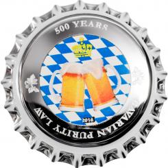 1 $ 2016 Palau - 500 Jahre Bayerische Reinheitsgebot 