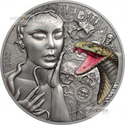 10$ 2015 Palau - Mythical Creatures - Medusa in Etui 