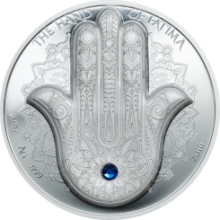 10 $ 2016 Palau - Hand von Fatima - Hamsa Amulett 
