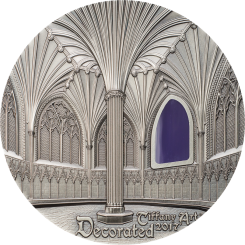 10$ 2017 Palau - Tiffany Art - WELLS CATHEDRAL Decorated Lady Chapel Chapter House 