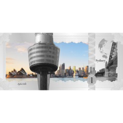 1$ 2017 Cook Islands - Skyline Dollar - Sydney 