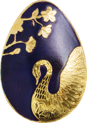 1 $ Palau - Goldenes  Schwan Ei 