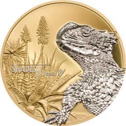 5$ 2018 Cook Islands - Shades of Nature - Lizard 