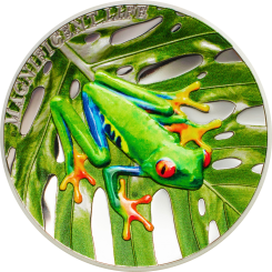 5$ 2018 Cook Islands - Magnificent Life - Laubfrosch 