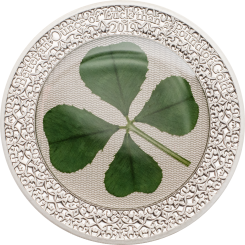 5 $ 2019 Palau - Vierblättriges Kleeblatt / Ounce of Luck 