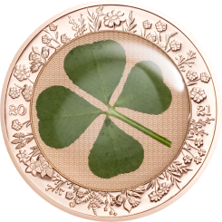 5 $ 2021 Palau - Ounce of Luck - Four Leaf Clover 