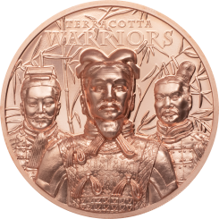 1$ 2021 Cook Islands - Terracotta Wariorrs Copper 