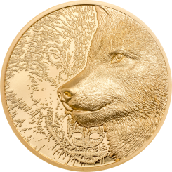 25000 Togrog 2021 Mongolia - Majestic Wolf Gold 