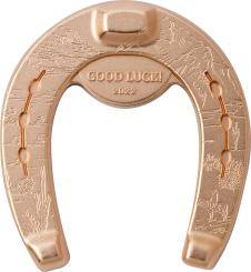 5 $ 2022 Palau - Lucky Horseshoe Gilded 