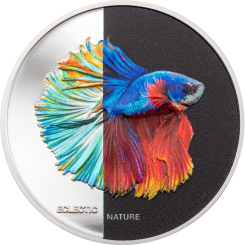 5$ 2021 Cook Islands - Eclectic Nature – Fighting Fish 