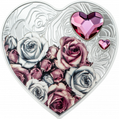 5$ 2024 Cook Islands - Brilliant Love – Roses 