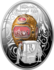 1$ 2018 Niue Island - Imperial Faberge Eggs III Edition - Catherine the Great Egg 