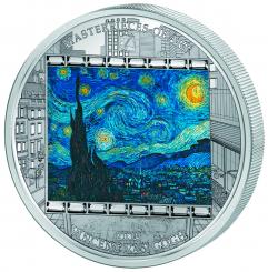 20$ 2015 Cook Islands - Masterpieces of Art - Vincent Van Gogh - Sternennacht 