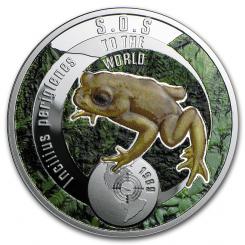 1$ 2016 Niue -  SOS for the World - Golden Toad 