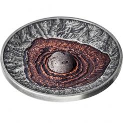 2$ 2015 Niue Island - VESUVIUS Volcano Pompeii Lava 2 oz 