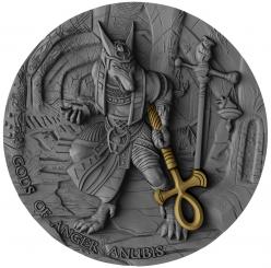 5$ 2019 Niue Island - Gods of Anger - Anubis 