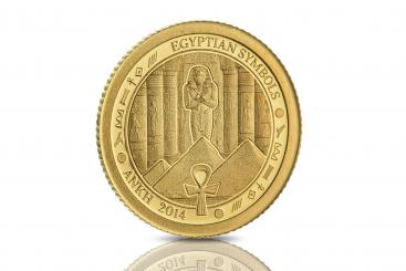 1$ 2014 Palau -  Ägyptische Symbole - Ankh Au 