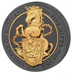 5 Pounds 2018 United Kingdom- Golden Enigma - Queen's Beast - Einhorn 