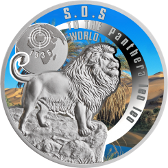 1$ 2016 Niue -  SOS for the World - Barbary Lion 