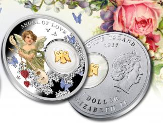 1$ 2017 Niue Island - Angel of Love 