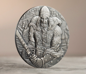 10 $ 2017 Cook Islands - Koreanischer Held - Yi Soon Shin / Yi Sun Sin 