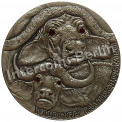 10$ 2014 Niue Island - Wildlife Family - Buffalo 4oz 