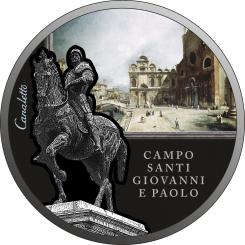 2$ 2016 Niue Island - Canaletto - Campo Santi Giovanni e Paolo 