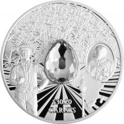 10$ 2015 Cook Islands - Famous Diamonds - Great Star of Africa Diamond 