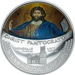 5$ 2016 Cook Islands - Wonderful Mosaics - Christ Pantocrator - Palermo 