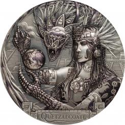 20$ 2017 Cook Islands - Gods of the World - Quetzalcoatl 