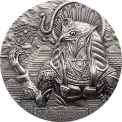 20$ 2018 Cook Islands - Gods of the World - Ra Sun God 