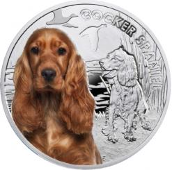 1$ 2014 Niue Island - Man's Best Friend - Cocker Spaniel 