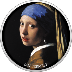 500 Francs 2017 Kamerun - Stolz der europäischen Malerei - Das Mädchen mit dem Perlenohrring 