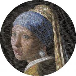 20 $ 2019 Palau - Mikromosaik Leidenschaft - Vermeer - Girl Pearl Earring - Mädchen mit Perlenohranhängern 