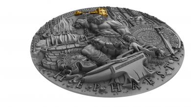 2$ 2019 Niue Island - Götter Serie - Hephaestus 