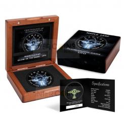 5$ 2017 Kanada - Maple Leaf - Glow in the dark - Ufo 