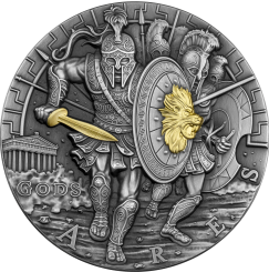80$ 2022 Niue Island - Götter Serie - Ares 1kg 