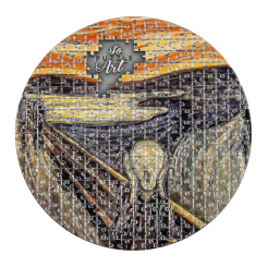 3000 Francs 2022 Cameroon - SoPuzzle Art - Edvard Munch - Scream 