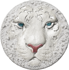 5$ 2022 Niue - White Hunters - White Tiger 3oz 